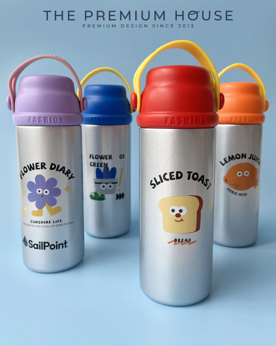 ของพรีเมี่ยม ของชำร่วย กระบอกน้ำแฟชั่น ขนาด 500 ml GG-151