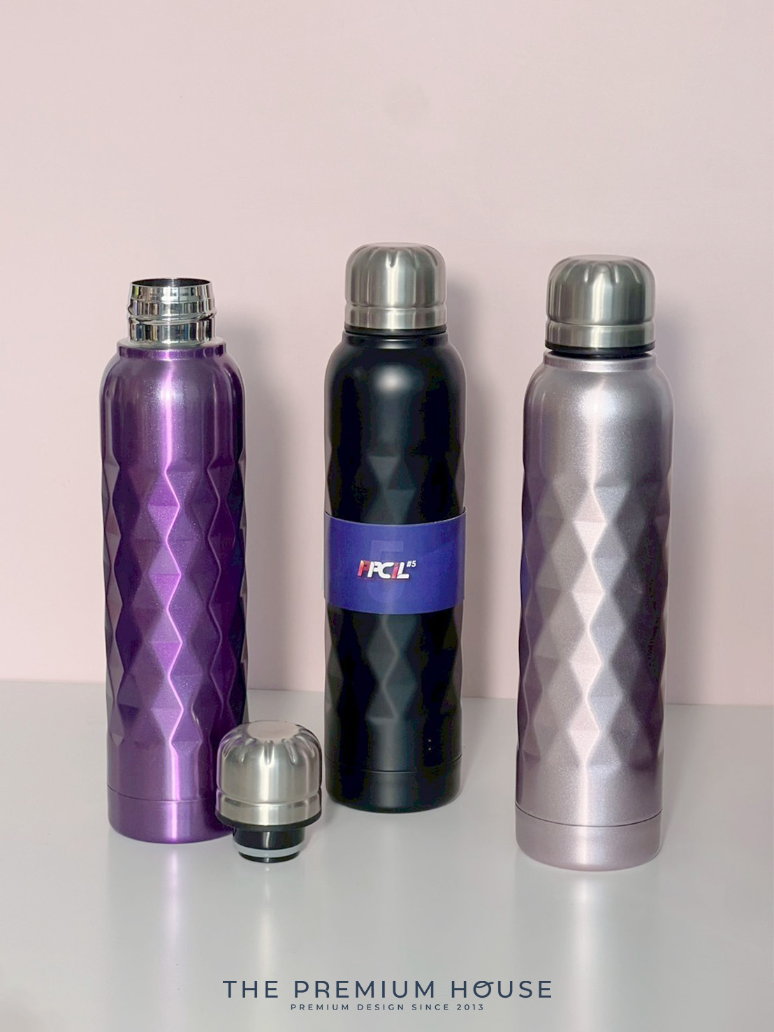 ของพรีเมี่ยม ของชำร่วย กระบอกน้ำอลูมิเนียม ทรงเพชร GG-133