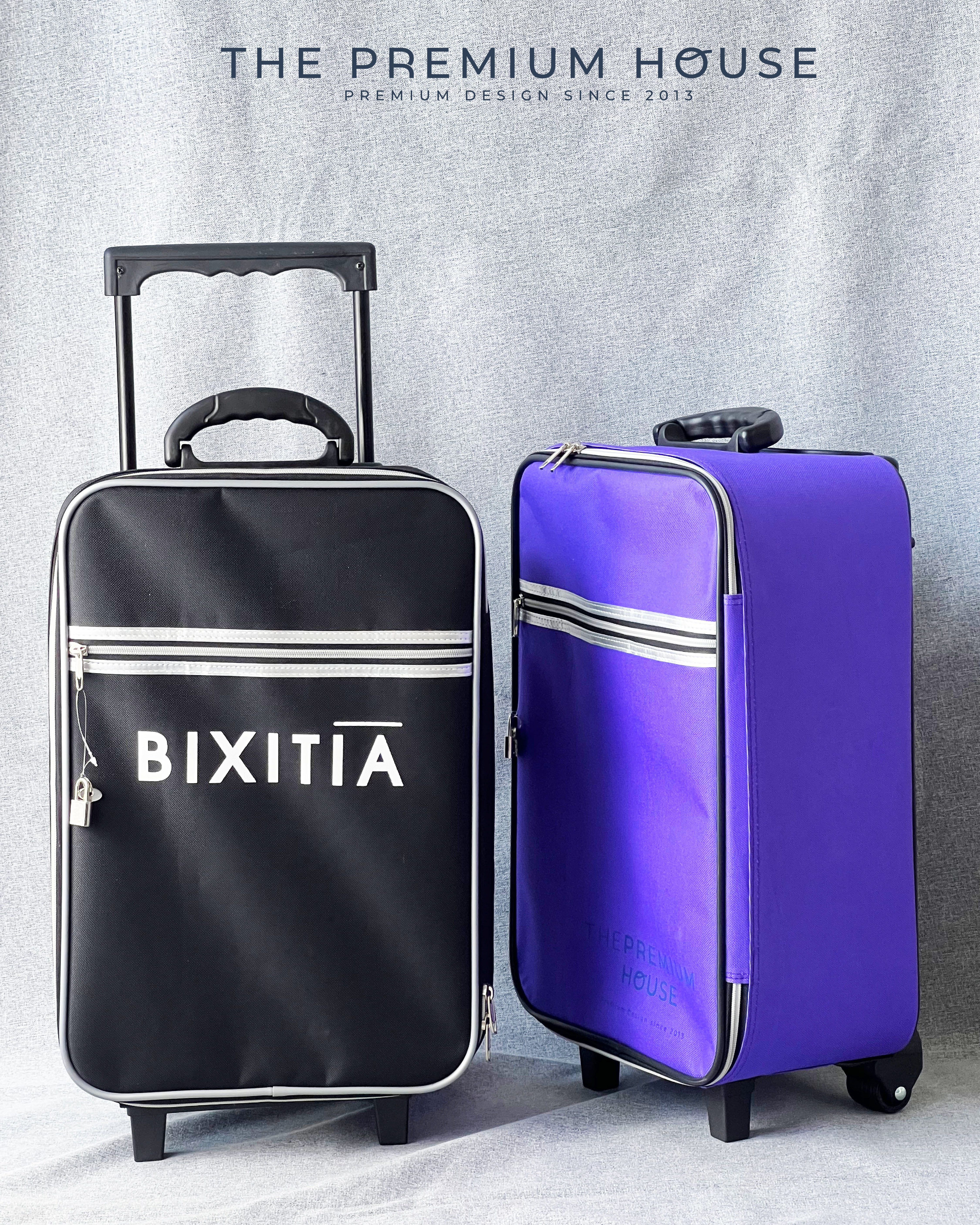 ของพรีเมี่ยม ของชำร่วย องค์กร  กระเป๋าเดินทางหน้าเรียบ 17 นิ้ว HT-101