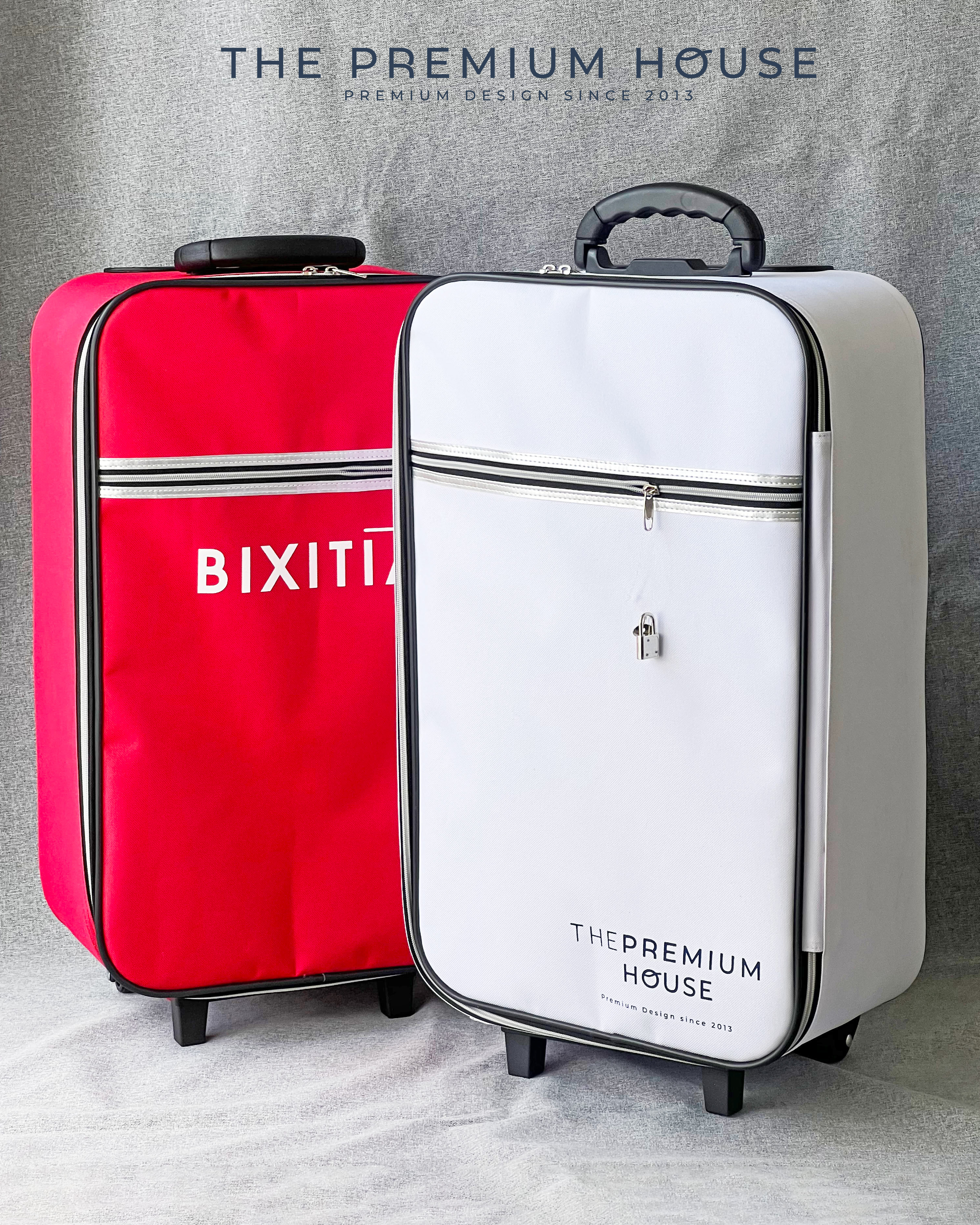 ของพรีเมี่ยม ของชำร่วย องค์กร  กระเป๋าเดินทางหน้าเรียบ 22 นิ้ว HT-102
