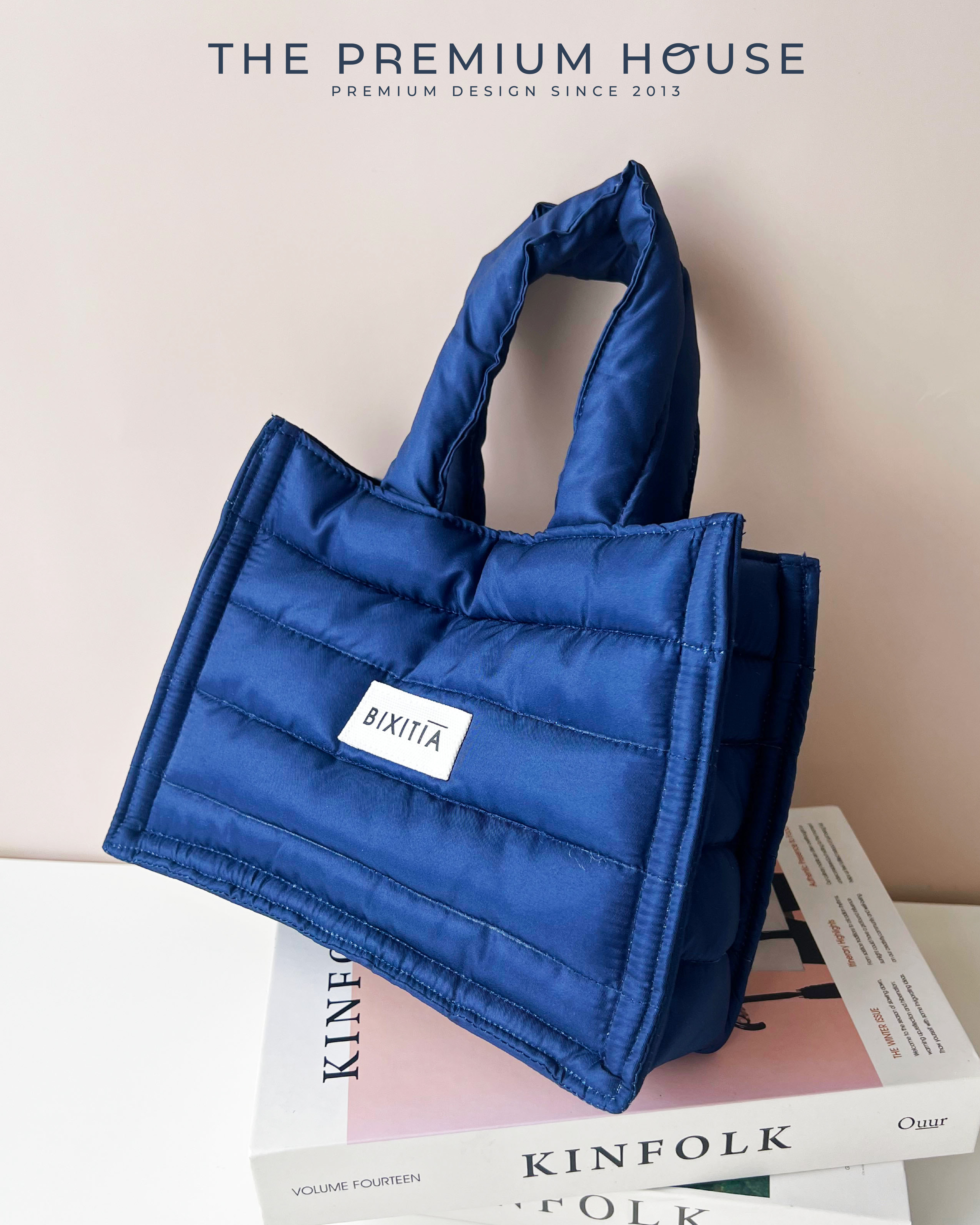ของพรีเมี่ยม ของชำร่วย กระเป๋า Fluffy Mini Book Tote Bags ใบเล็ก HA-172