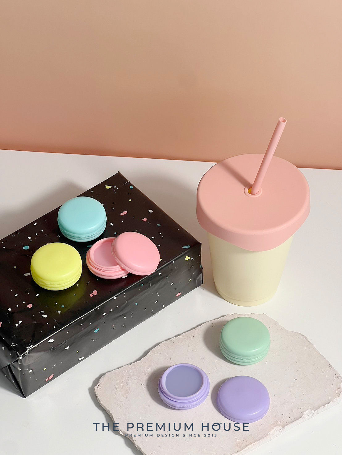 ของพรีเมี่ยม ของชำร่วย บาล์ม Macaron Balm flavour 10g.  IH-158