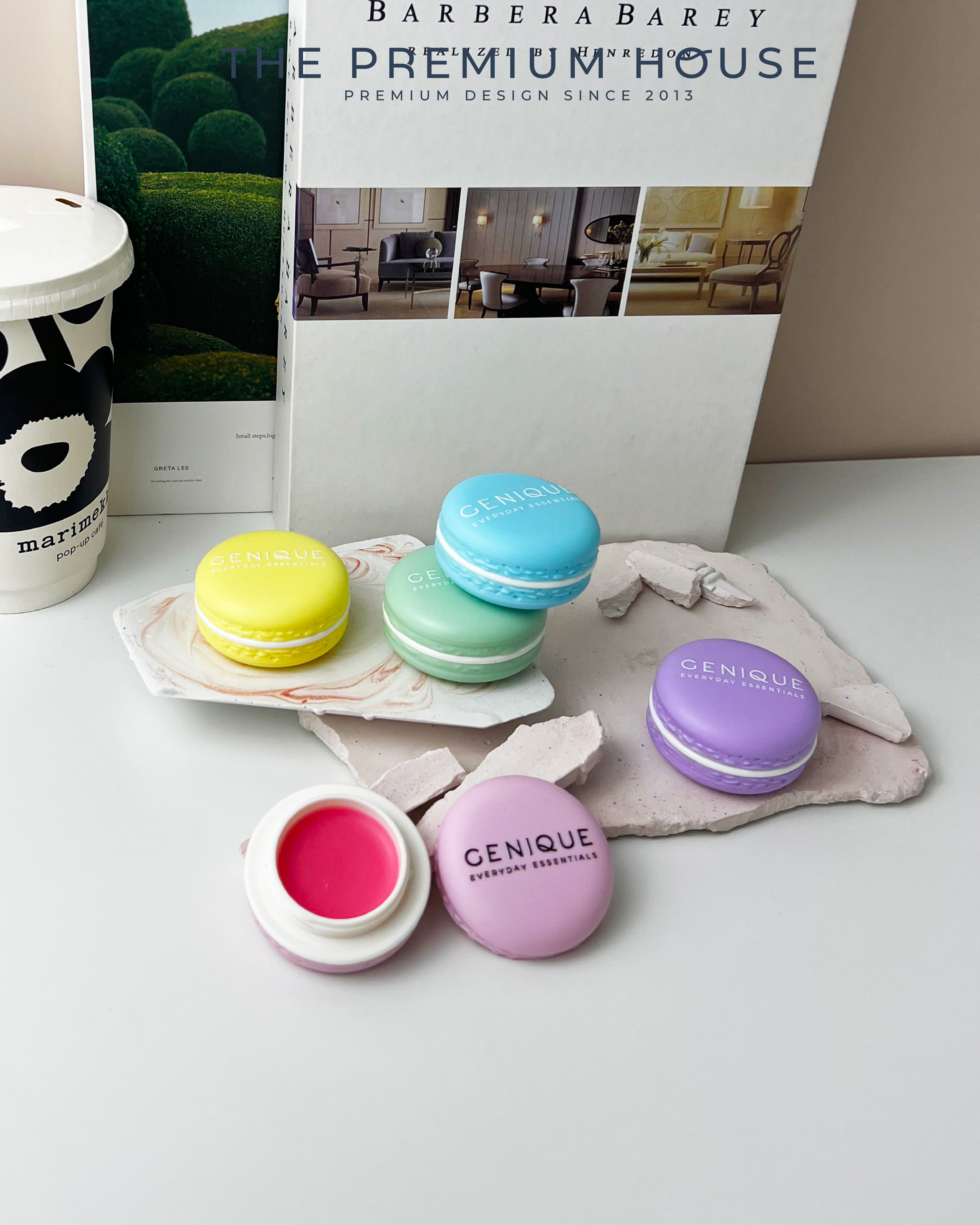 ของพรีเมี่ยม ของชำร่วย บาล์ม Macaron Balm flavour 10g.  IH-158