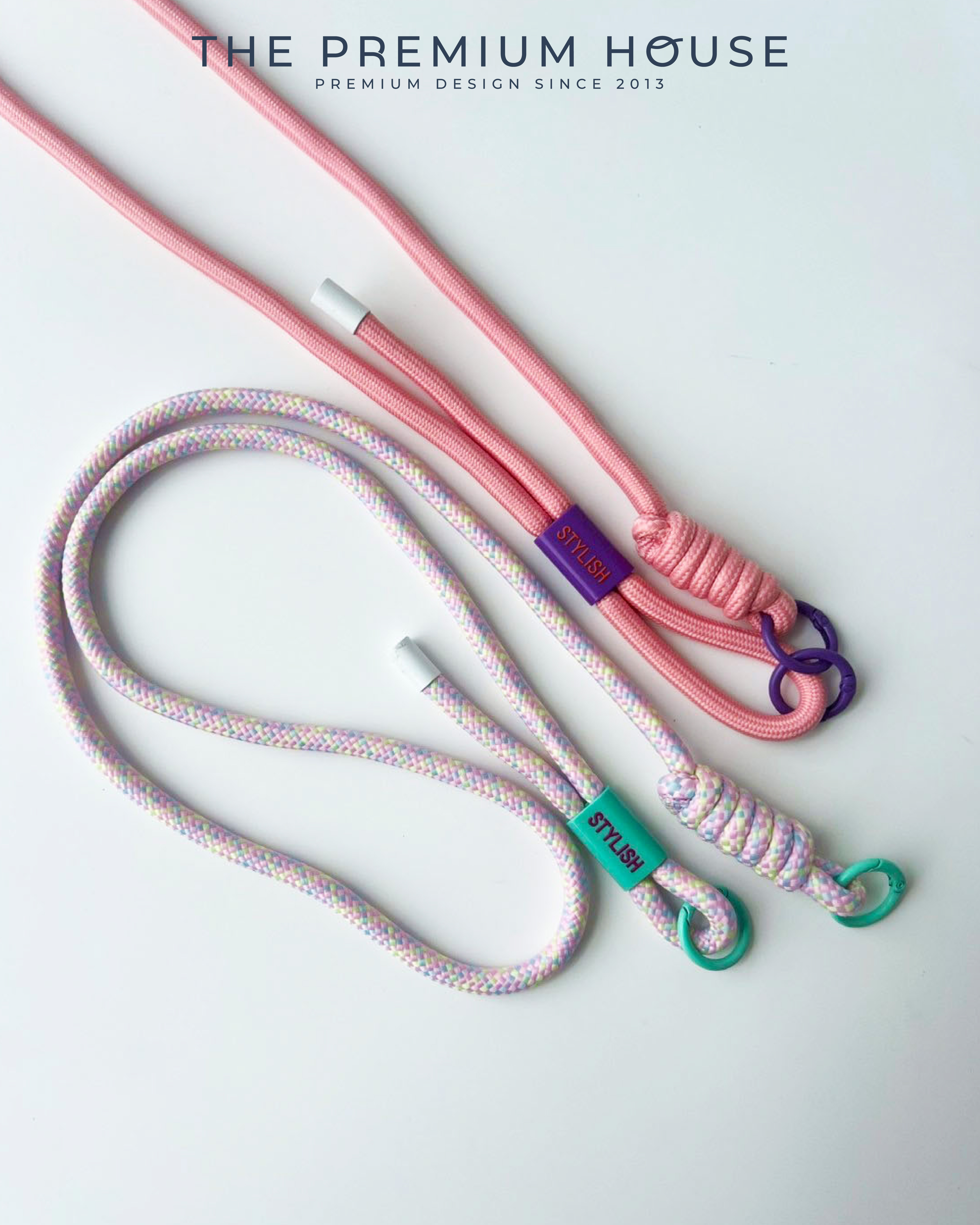 สายคล้องอเนกประสงค์เชือกถัก สายคล้องโทรศัพท์มือถือ  แบบ Cross Body  ขนาดเส้นเล็ก MR-105