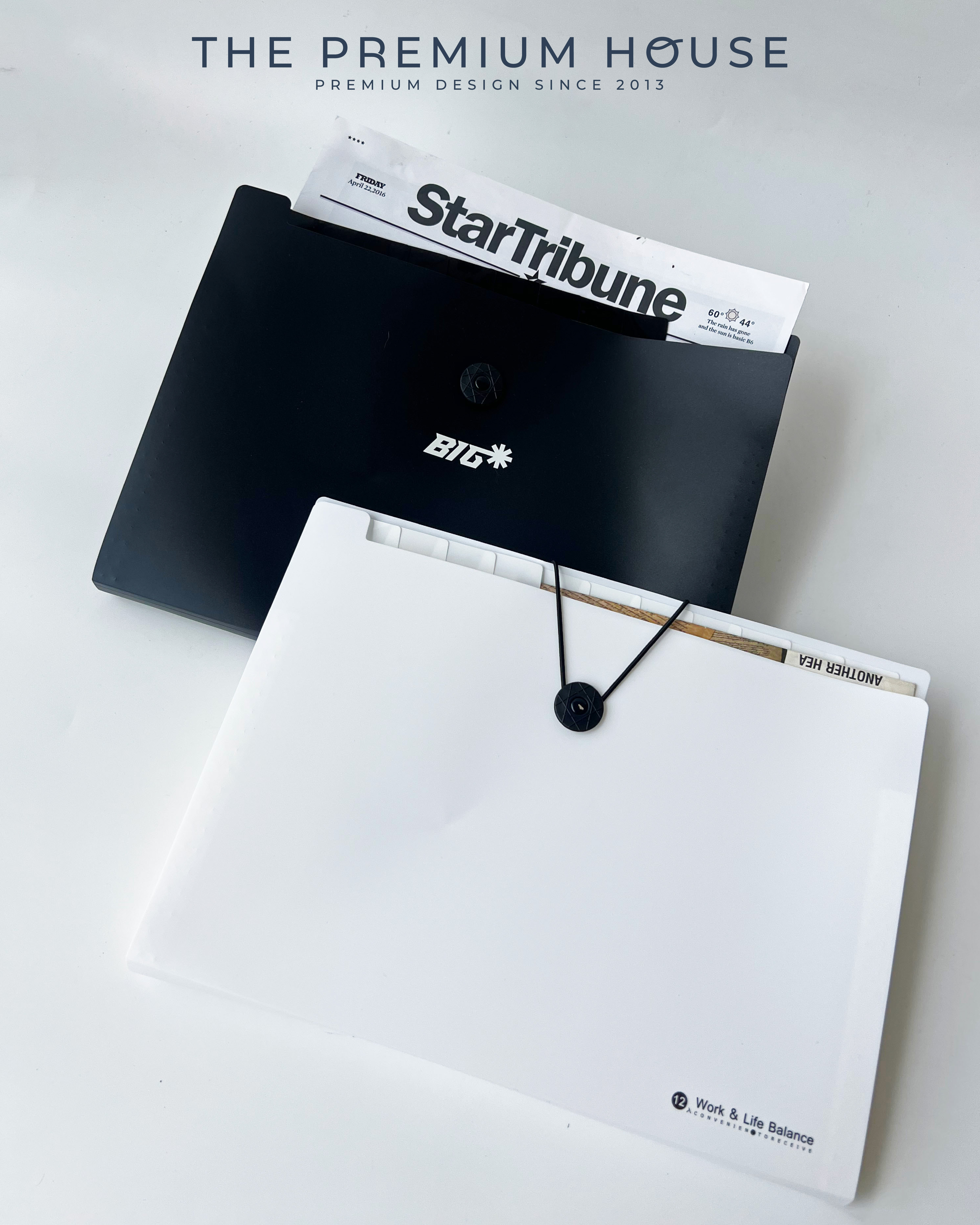 ของพรีเมี่ยม ของชำร่วย เเฟ้มใส่เอกสาร 8/12 ช่อง ขนาด A4 BF-102