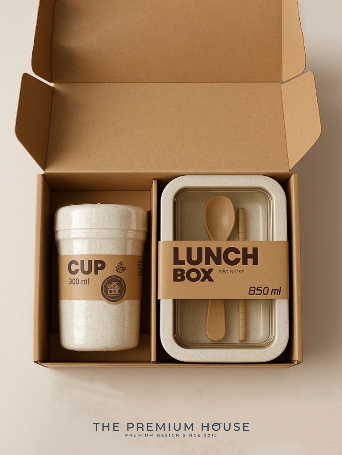 พรีเมี่ยมเซท ECO กล่องข้าว แก้วน้ำ