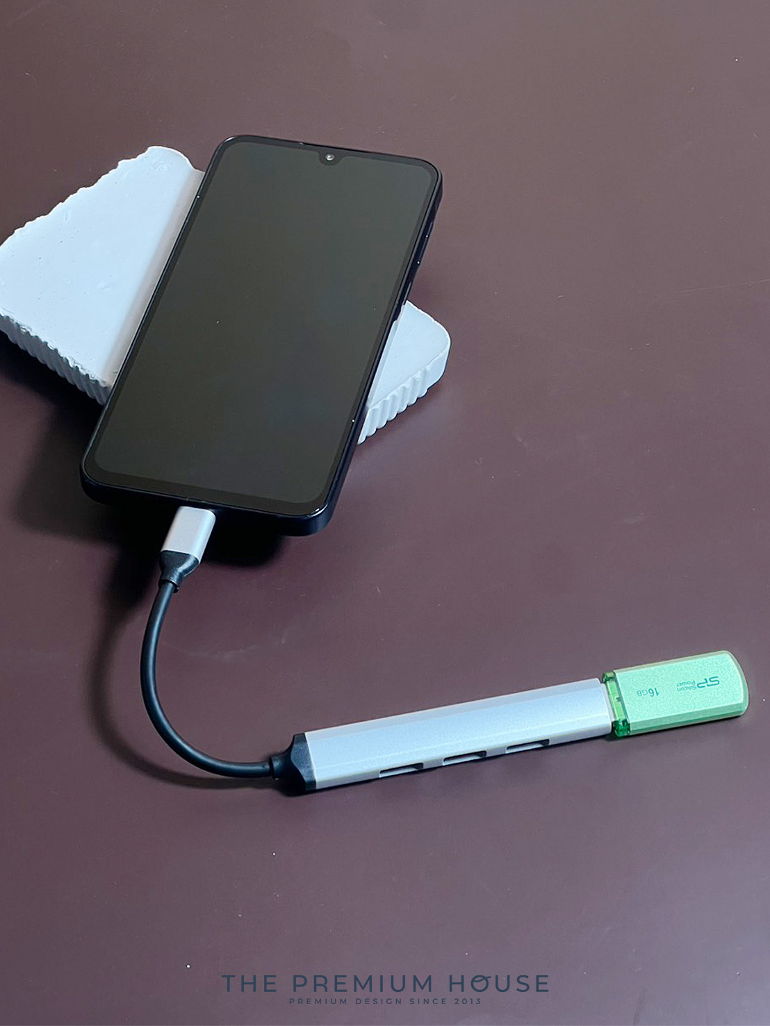 ของพรีเมี่ยม ของชำร่วย Hoco Hub Type 4 in 1 Adapter ฮับต่อพ่วงเพิ่มช่อง USB EE-217