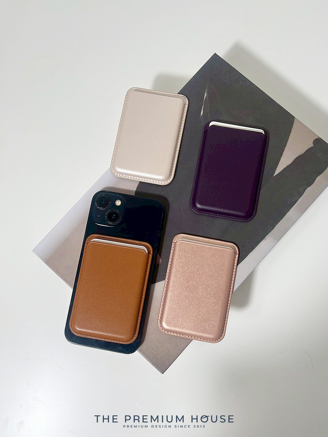 Card holder กระเป๋าใส่บัตรติดหลังมือถือ EE-197