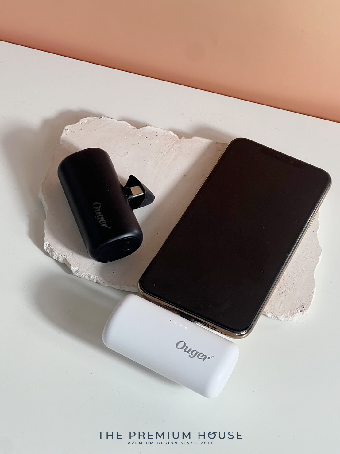 ของพรีเมี่ยม ของชำร่วย Power Bank Ouger PB-1001 หัวชาร์จ 2 แบบ EE-205