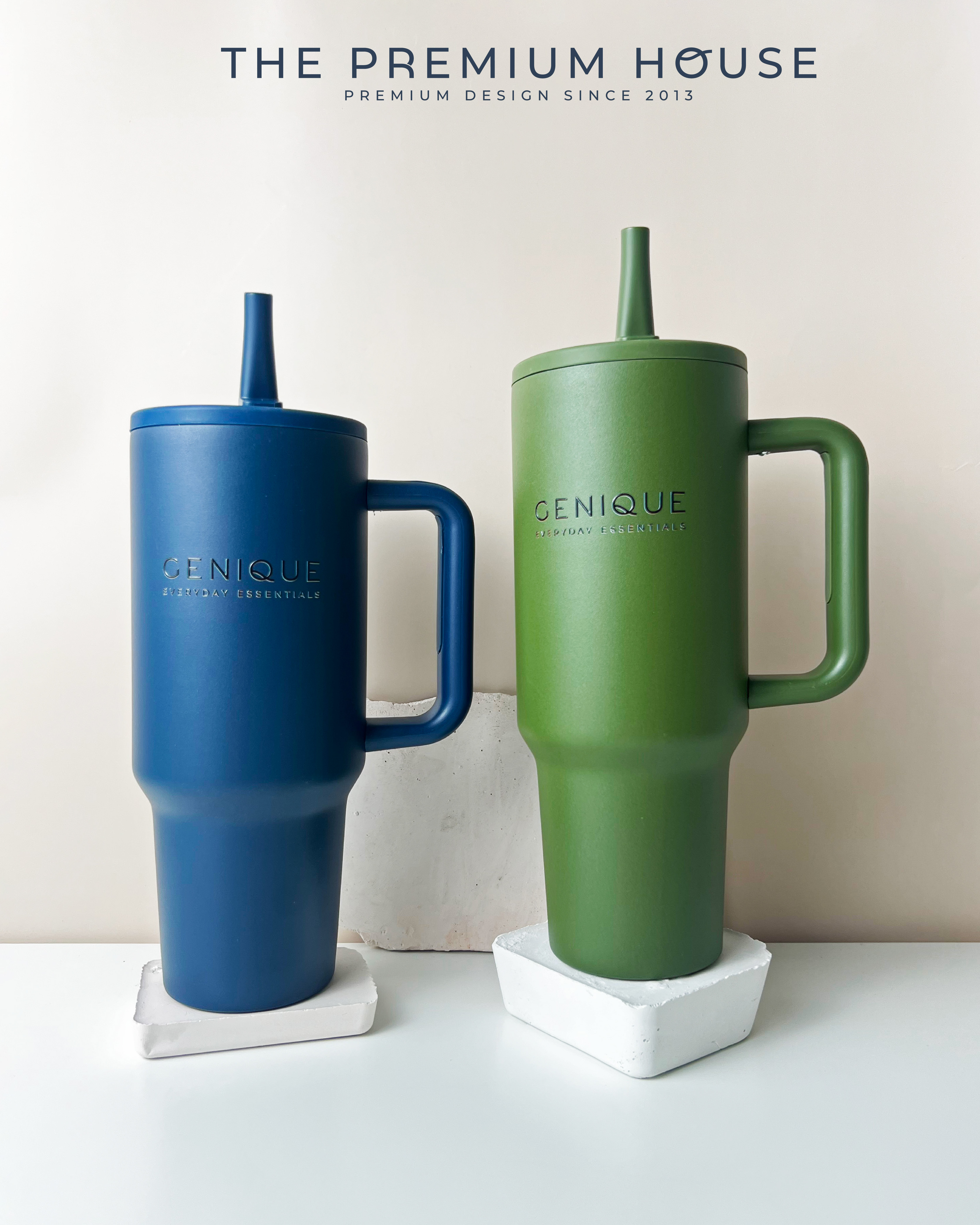 ของพรีเมี่ยม ของชำร่วย Tumbler แก้วน้ำมือจับฝาหลอด ขนาด 40oz GG-170