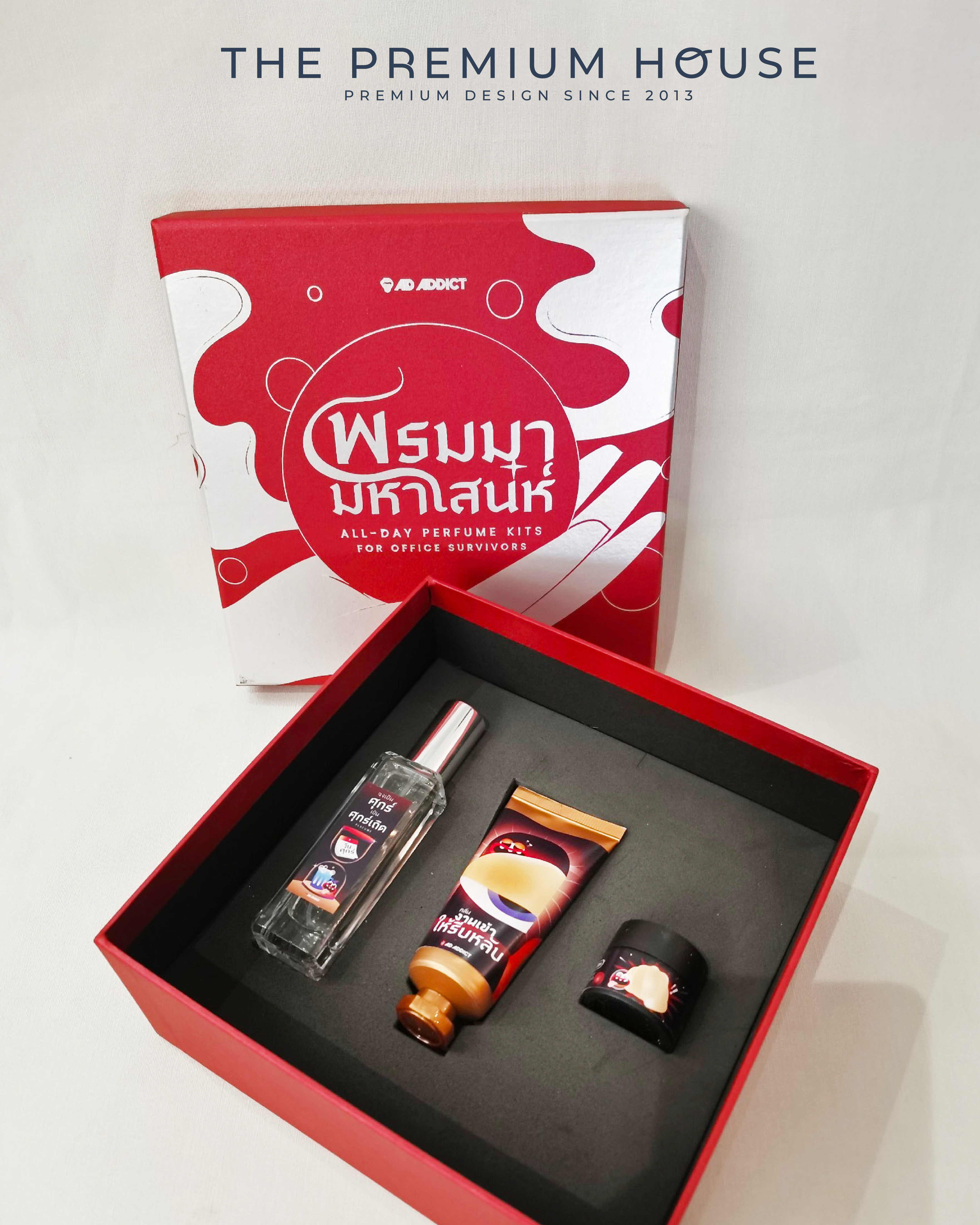 พรีเมี่ยมเซท Giftset เซตยาดมสมุนไพร + hand cream + room spray