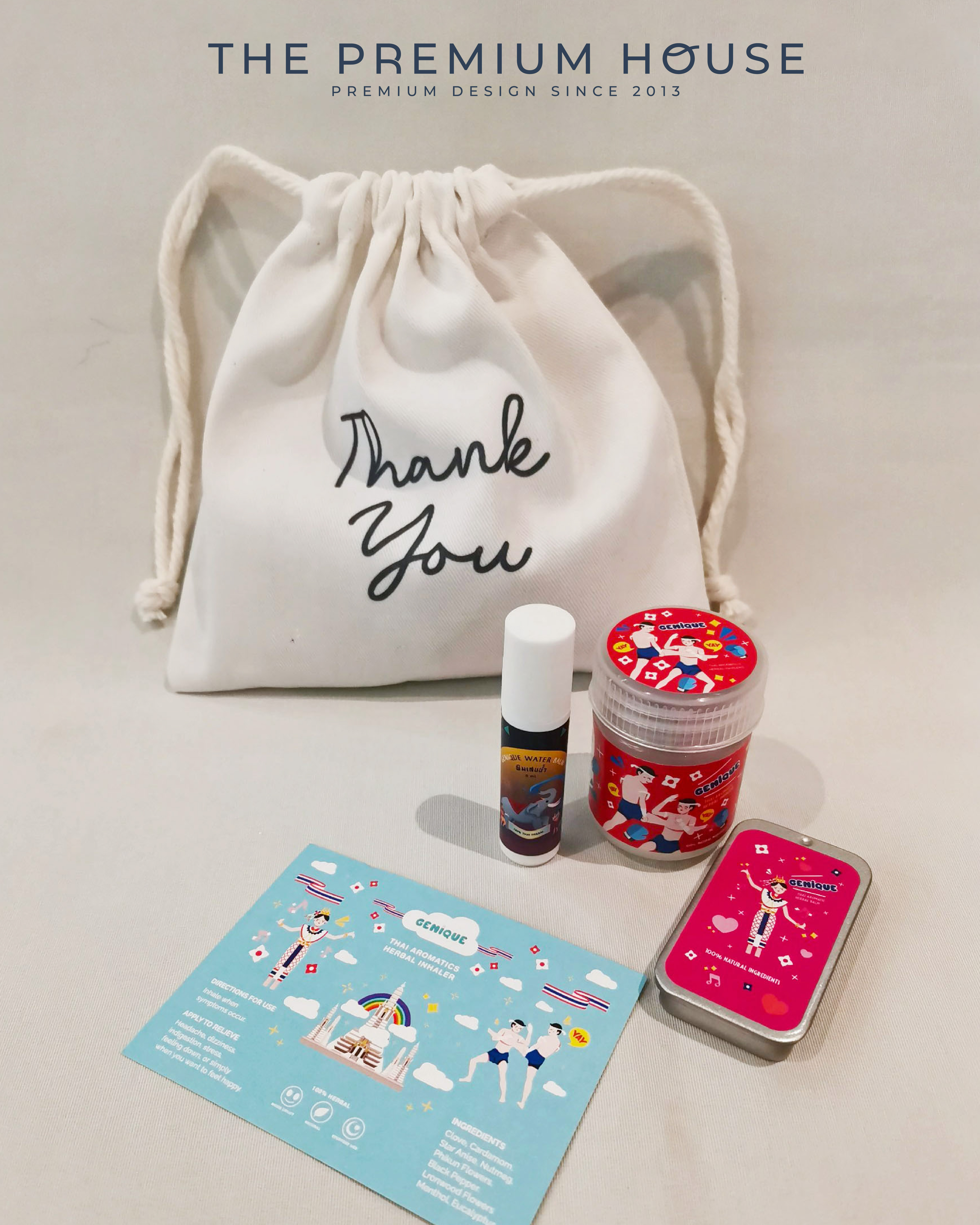 พรีเมี่ยมเซท Giftset เซทยาดม บาล์ม พิมเสน
