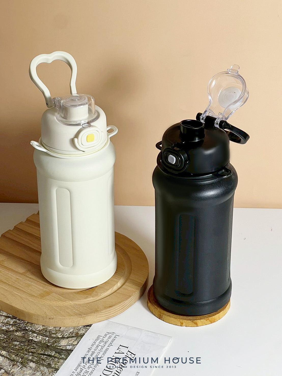 กระบอกน้ำเก็บอุณหภูมิ มีหูหิ้ว GG-162