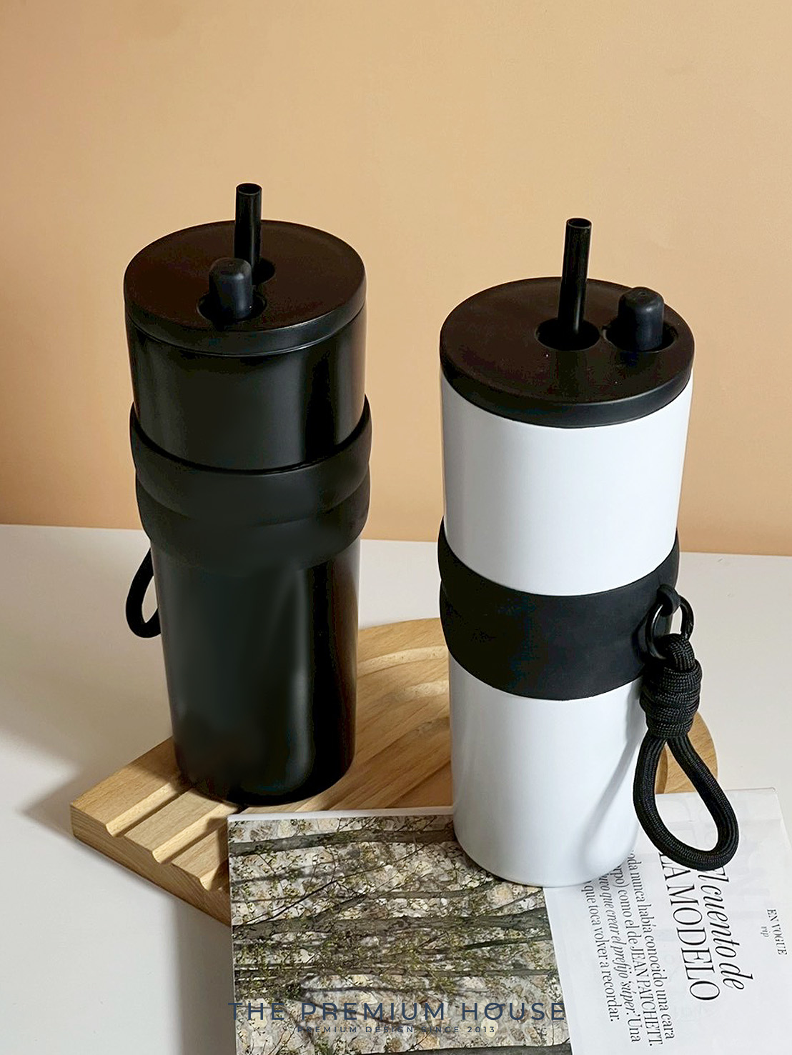 แก้วน้ำเก็บอุณหภูมิ พร้อมหลอด GG-217