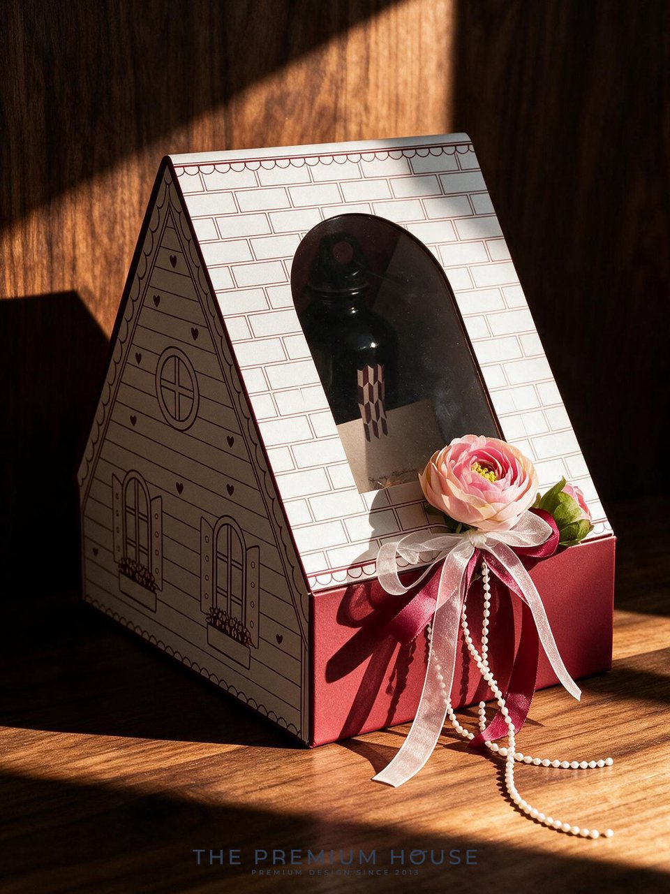 Premium Gift Box | กล่องของขวัญทรงบ้านเปิดหน้า