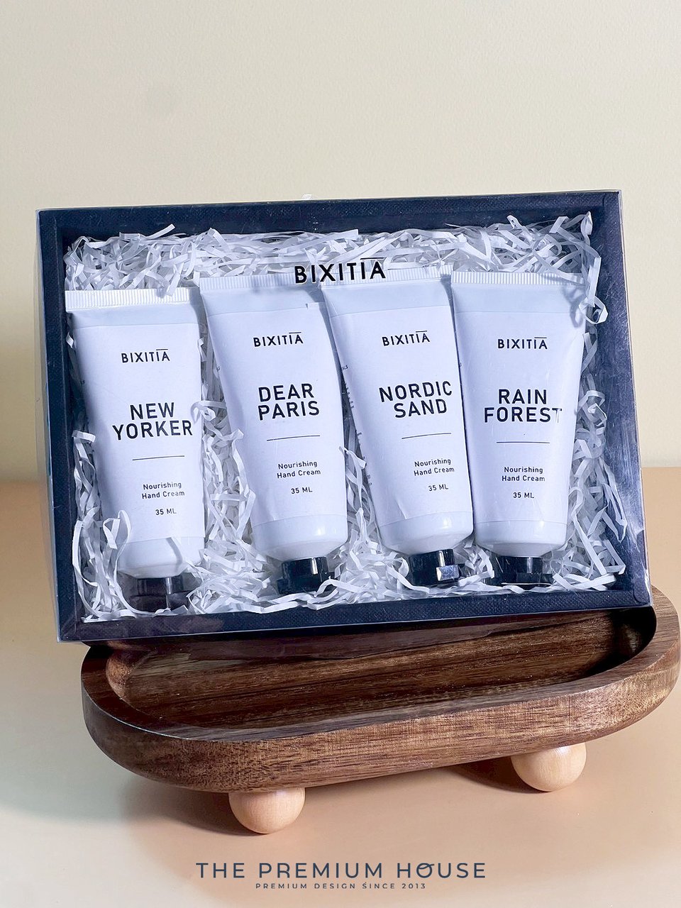 Premium set แฮนด์ครีม 4 กลิ่น พร้อมกล่อง PS-003