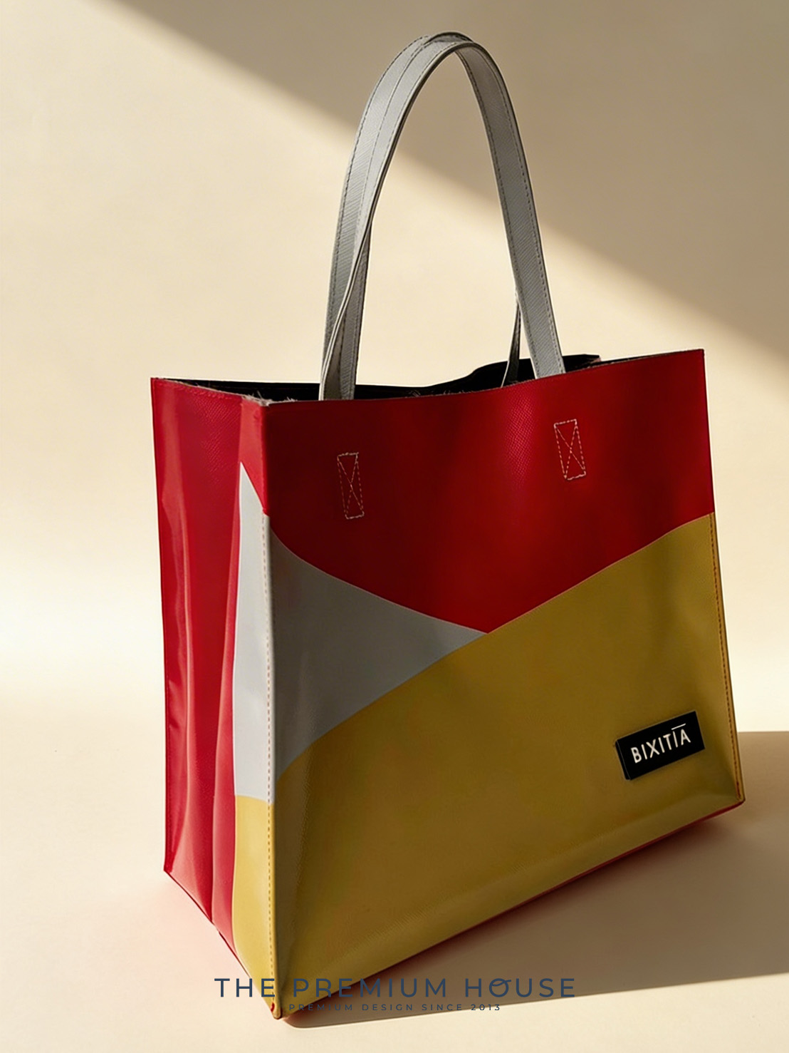 ของพรีเมี่ยม กระเป๋าถือ ผ้าใบสีตัด HA-135