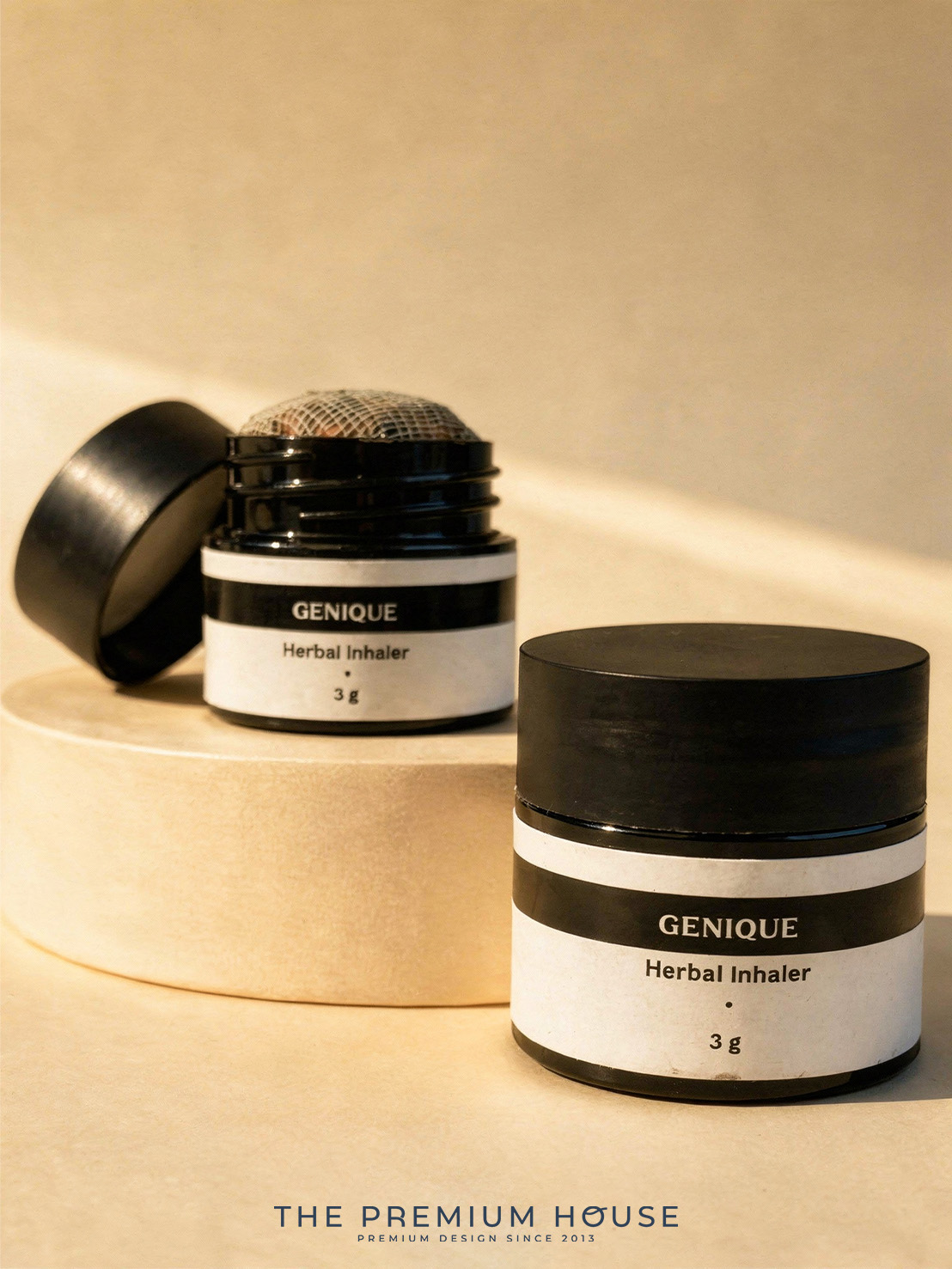 ยาดมสมุนไพรไทย THAI HERBAL INHALER กระปุกสีทึบ กลิ่น Original ขนาด 3 กรัม IH-137