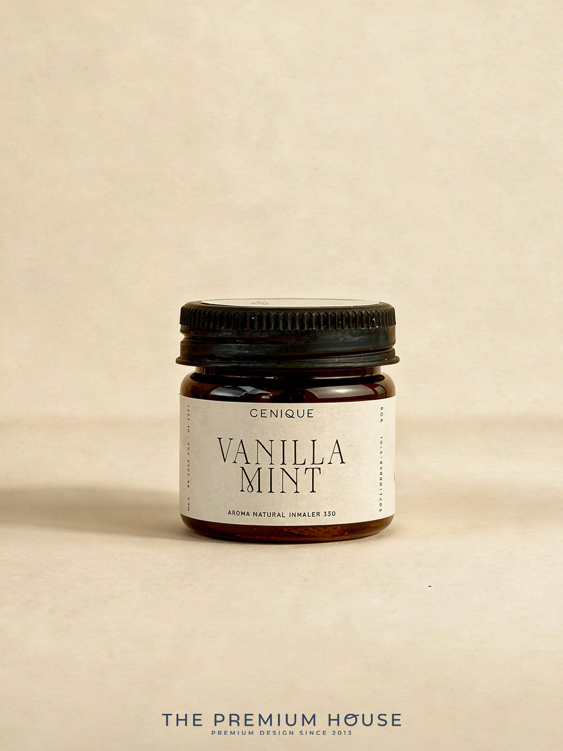 ยาดมสมุนไพรไทย THAI HERBAL INHALER กระปุกสีชา กลิ่น Floral ขนาด 5 กรัม IH-158