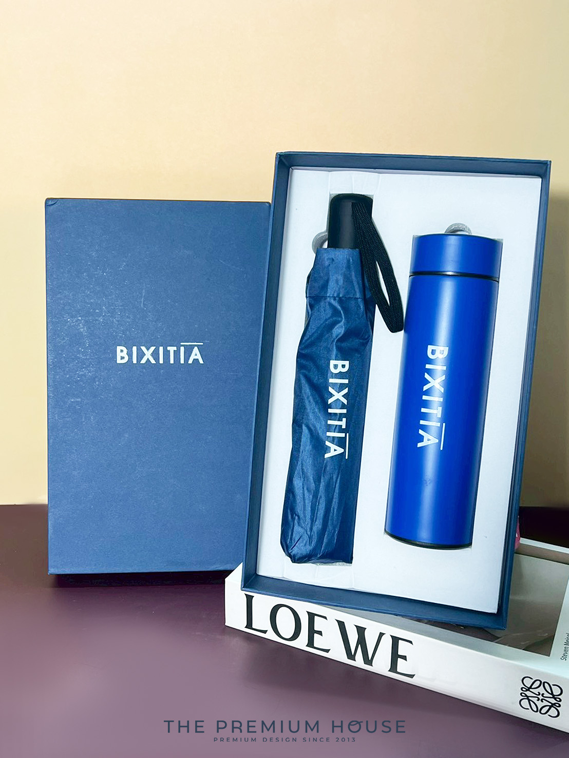 Premium set กระบอกน้ำเก็บอุณหภูมิ ร่มกัน UV พร้อมกล่อง