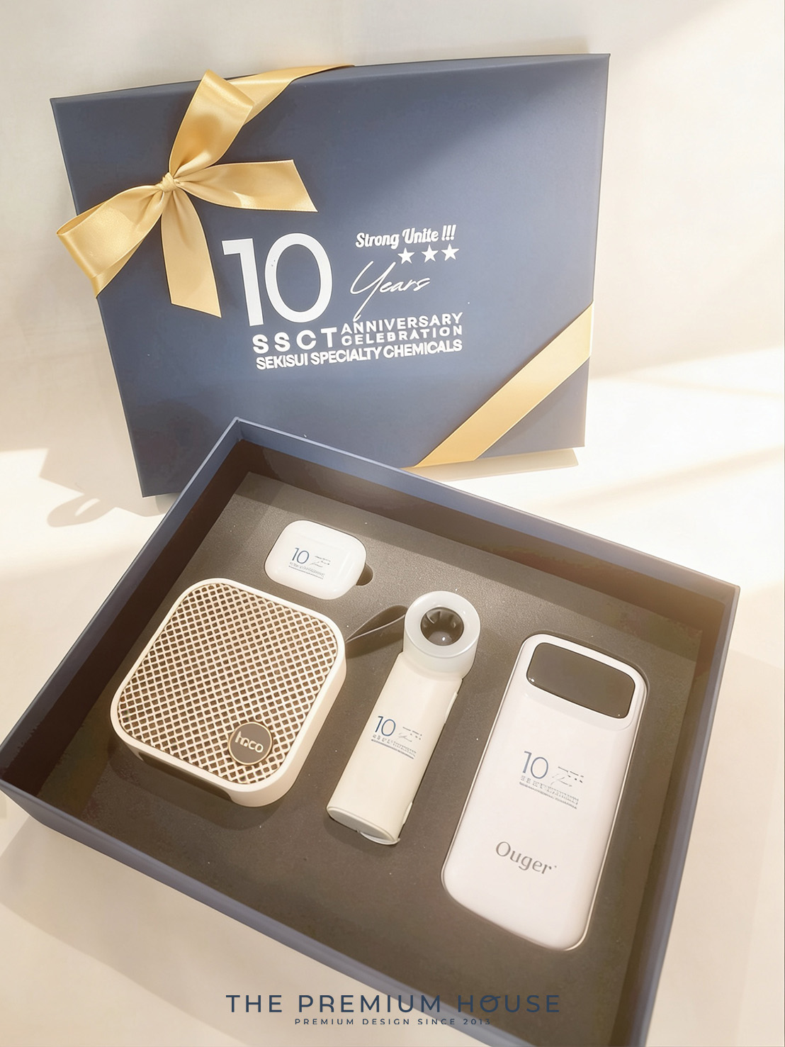 Premium set IT Turbo fan ลำโพงบลูทูธ หูฟังบลูทูธ Powerbank พร้อมกล่อง PM-031