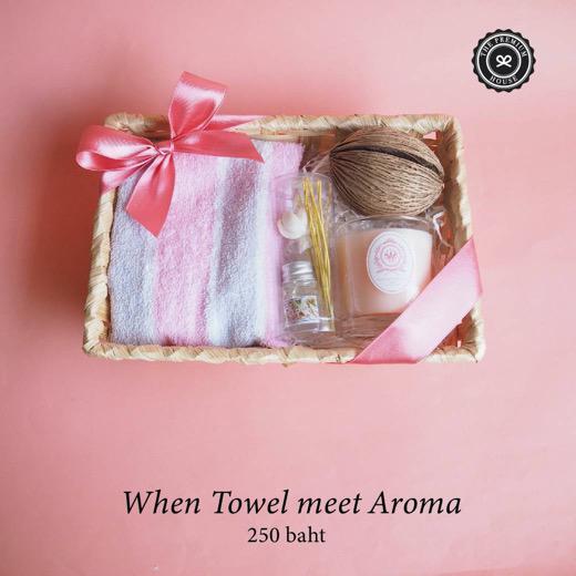 When Towel Me Meet Aroma ของรับไหว้ ของพรีเมี่ยม ของชำร่วย