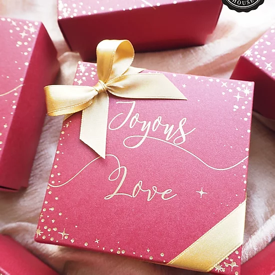 กล่องกระดาษโน้ต Joyous Love ของชำร่วย ของชำร่วยงานเเต่งงาน ของแจกปีใหม่